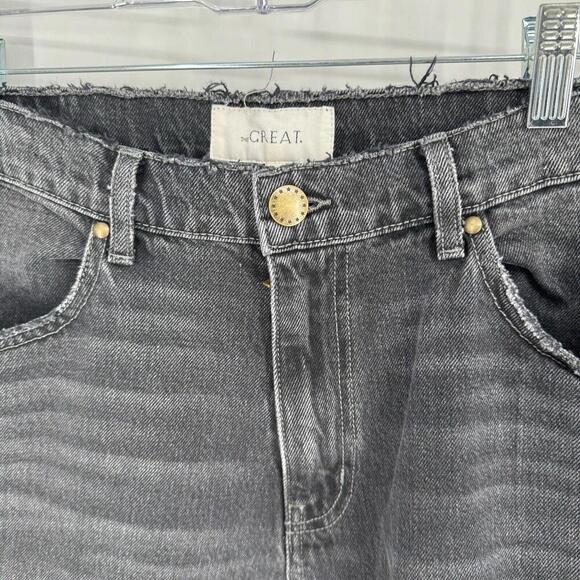 The Great jeans womens 31 black slouch taper high rise baggy loose relaxed work - Picture 4 of 9